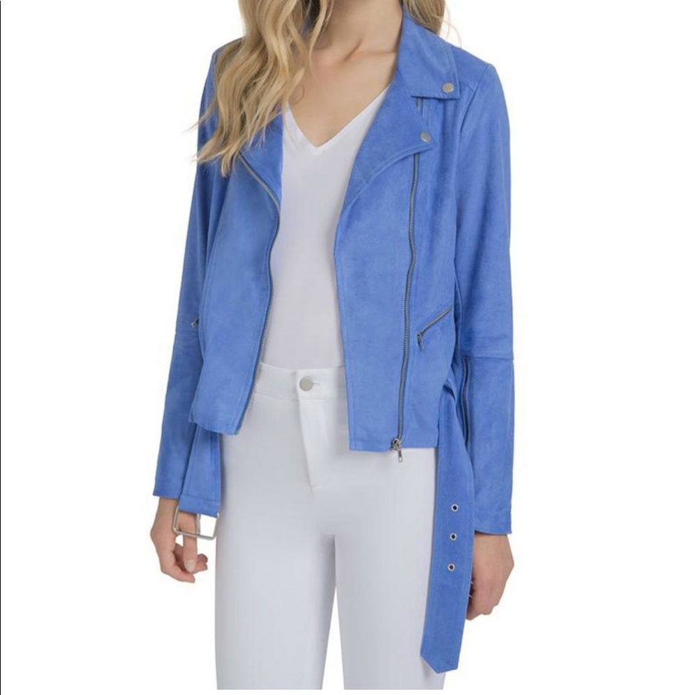NEW, Blue Suede Jacket
